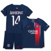 Maillot de Supporter Paris Saint-Germain 2023-24 Juan Bernat 14 Domicile Pour Enfant